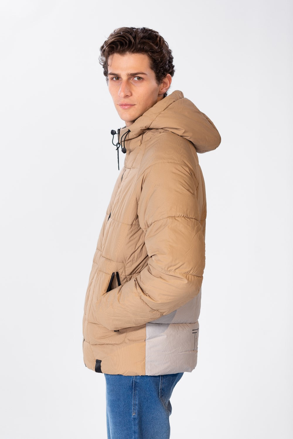 Men's Zippers Waterproof Jacket With Tomato Print On The Back