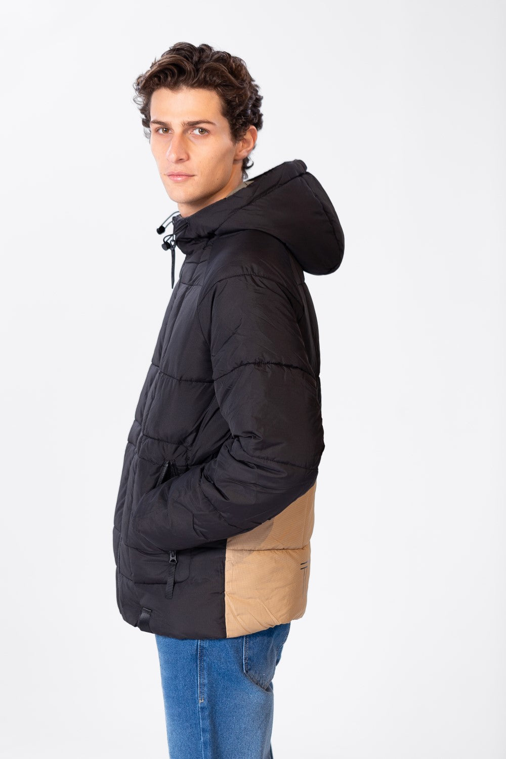 Men's Zippers Waterproof Jacket With Tomato Print On The Back