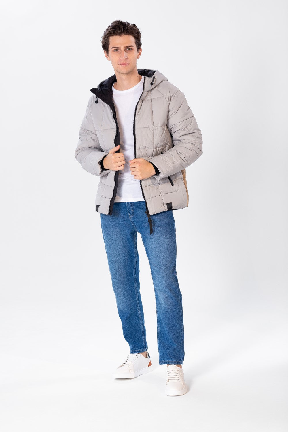 Men's Zippers Waterproof Jacket With Tomato Print On The Back