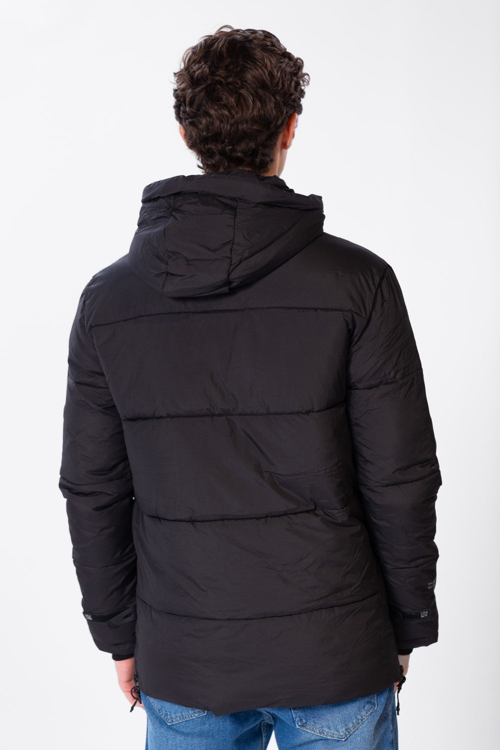 Men's Waterproof Puffer Jacket With Front Pockets