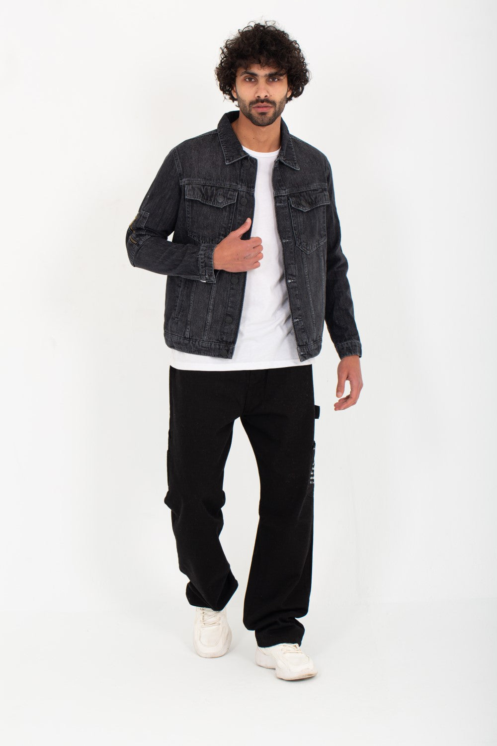 Men's Denim Casual Slim Fit Basic Jackets With Front Pockets