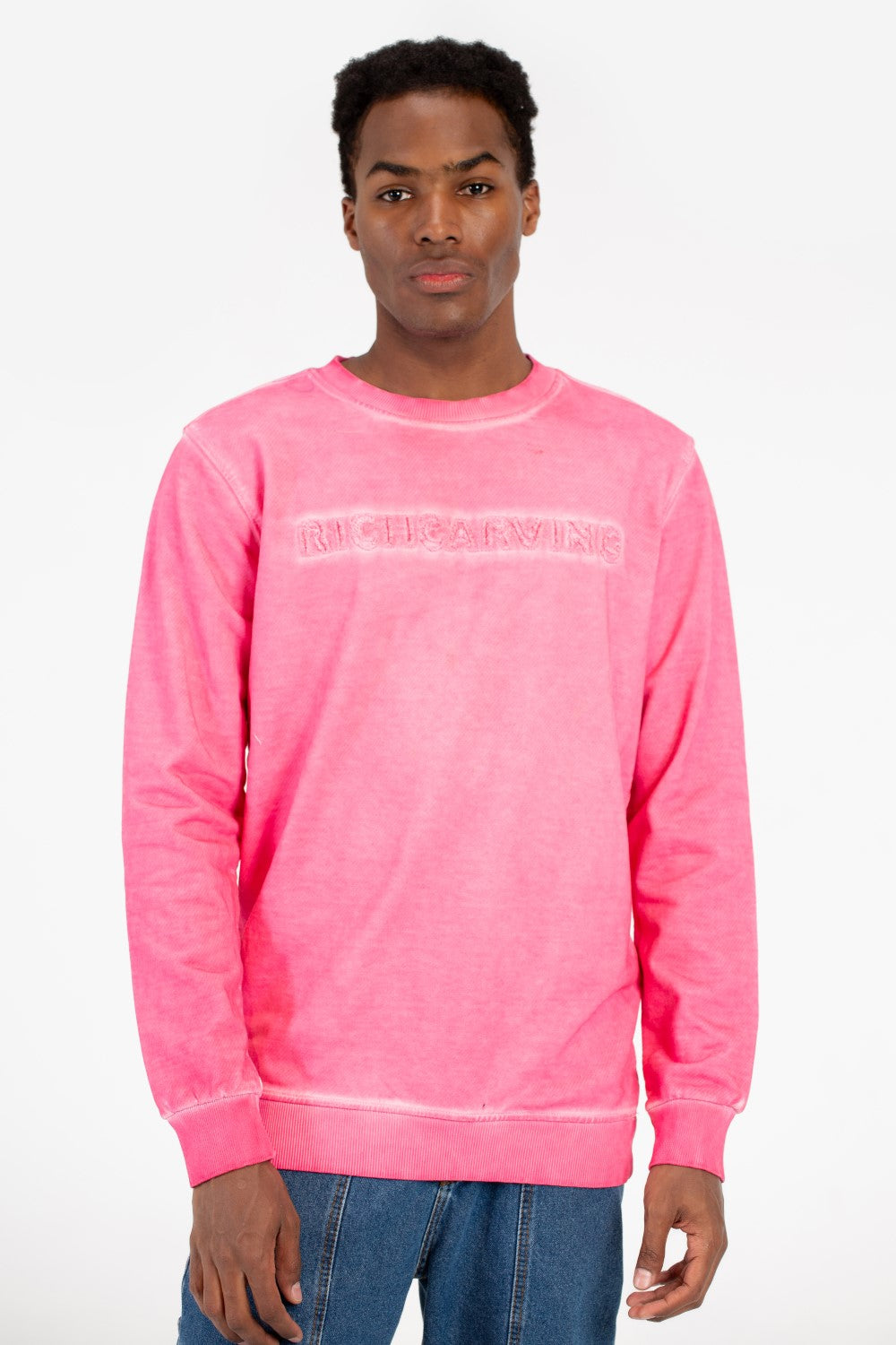 Men's Long Sleeved Crew Neck Sweatshirt