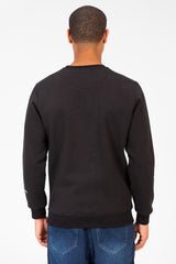 Men's Round Neck Sweatshirt With Text Print
