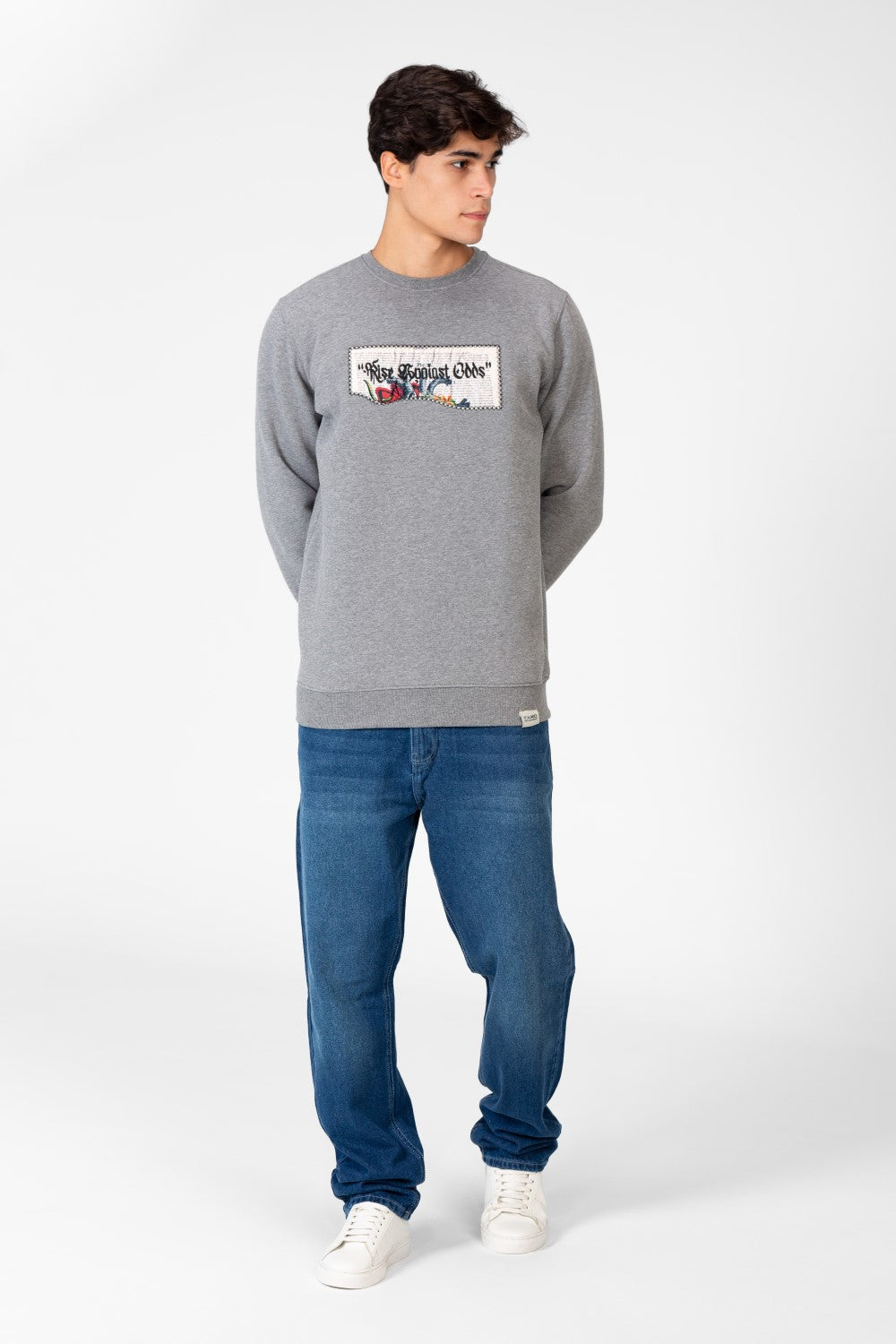 Men's Printed Crew Neck Tomato Sweatshirt