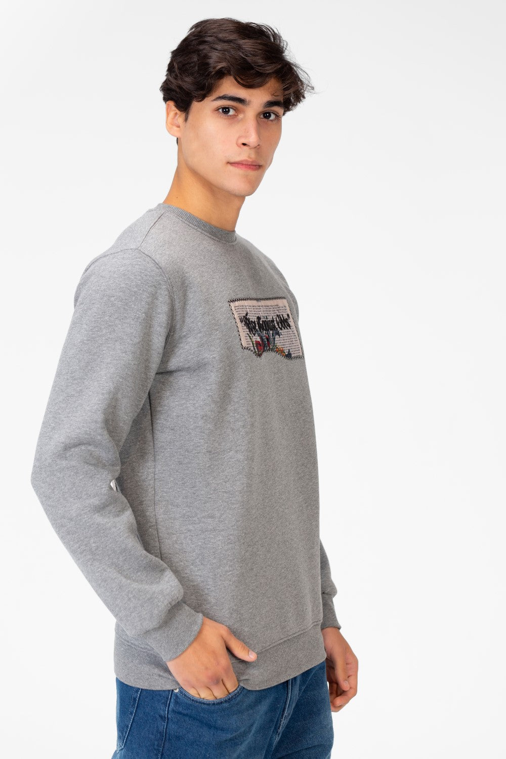 Men's Printed Crew Neck Tomato Sweatshirt