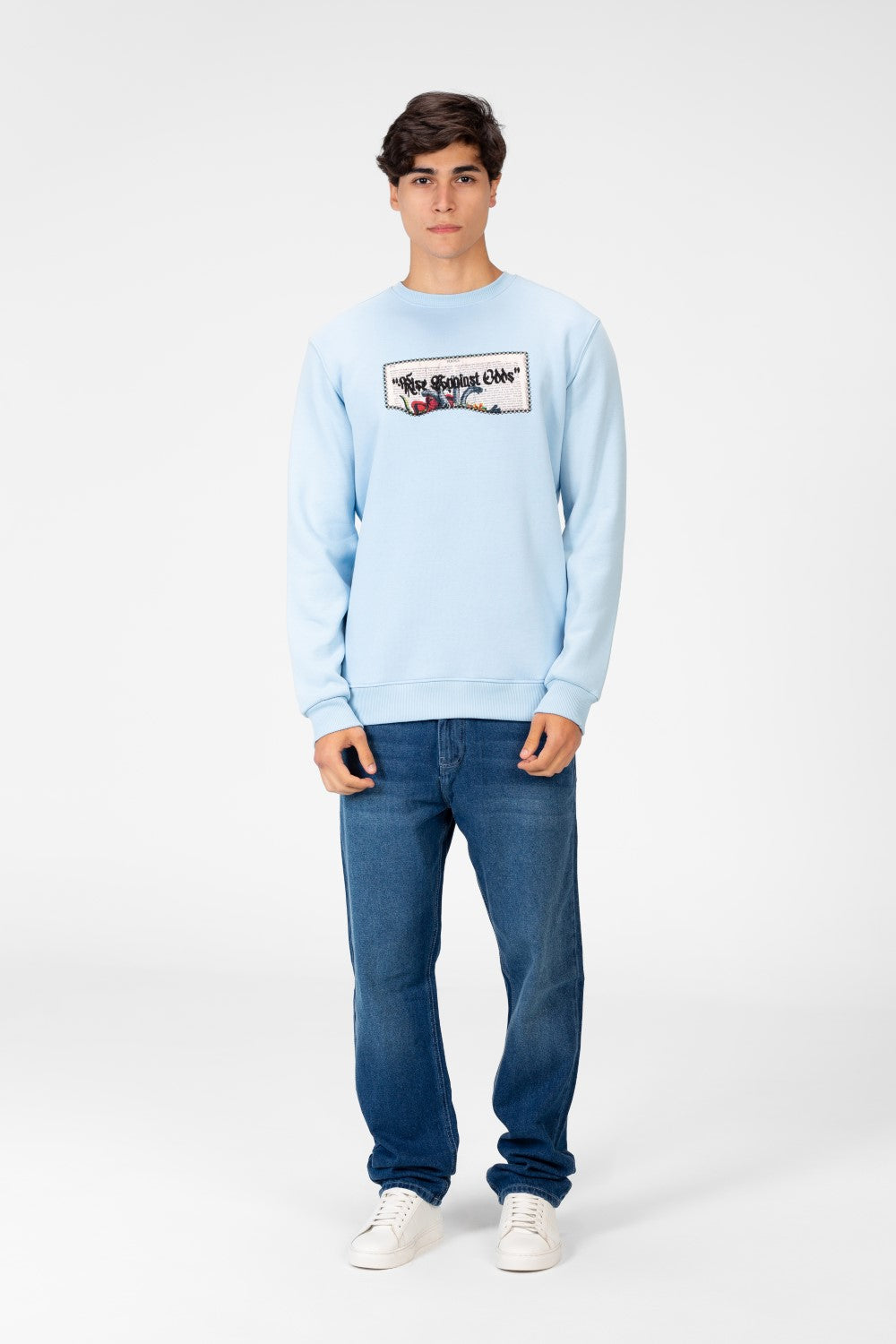 Men's Printed Crew Neck Tomato Sweatshirt
