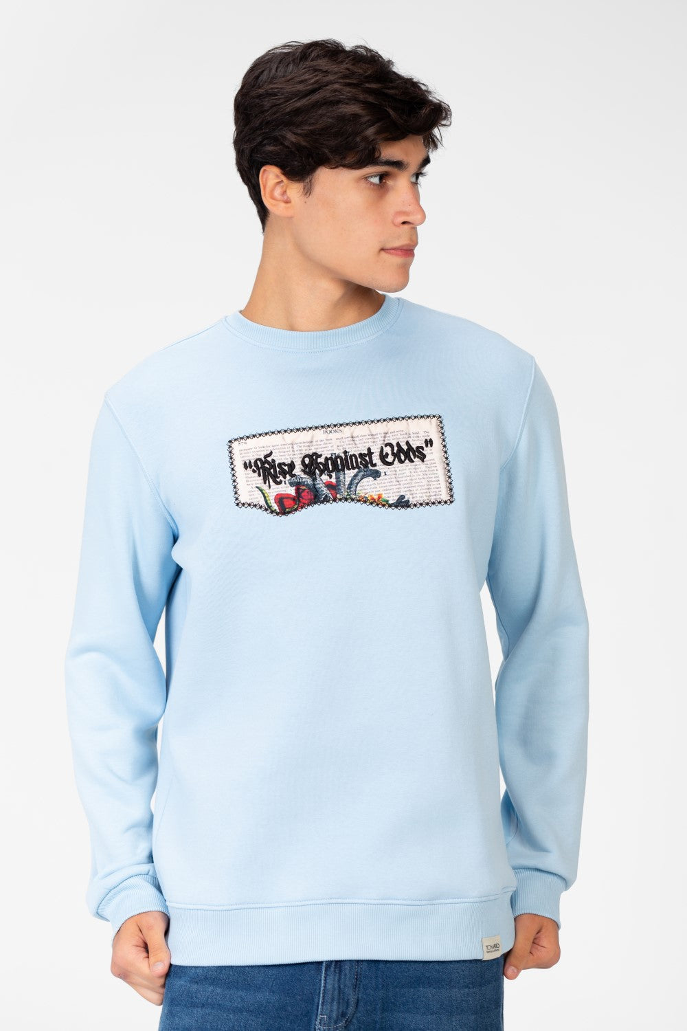 Men's Printed Crew Neck Tomato Sweatshirt