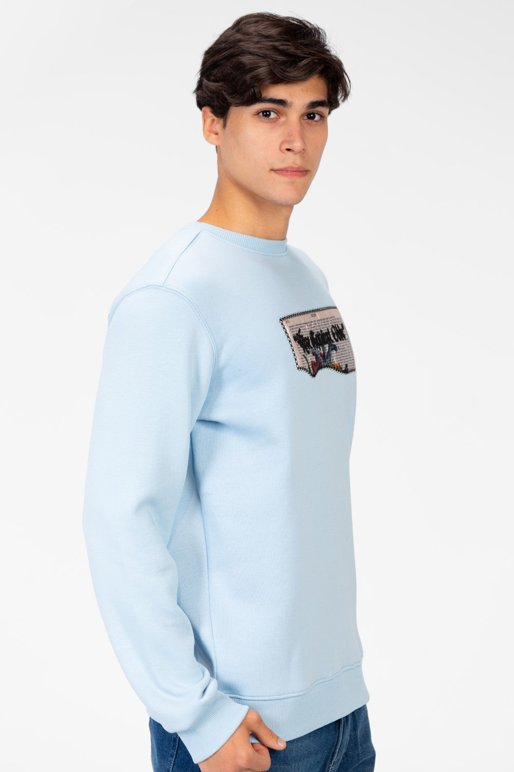 Men's Printed Crew Neck Tomato Sweatshirt