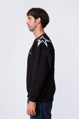 Men's Tomato Star Print Milton Oversized Crew Neck Sweatshirt