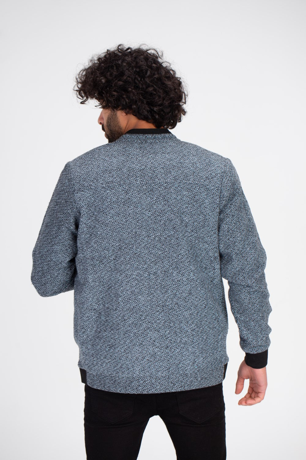 Men's Casual Full Zipper Front Pockets Gokh Jacket With Unique Style