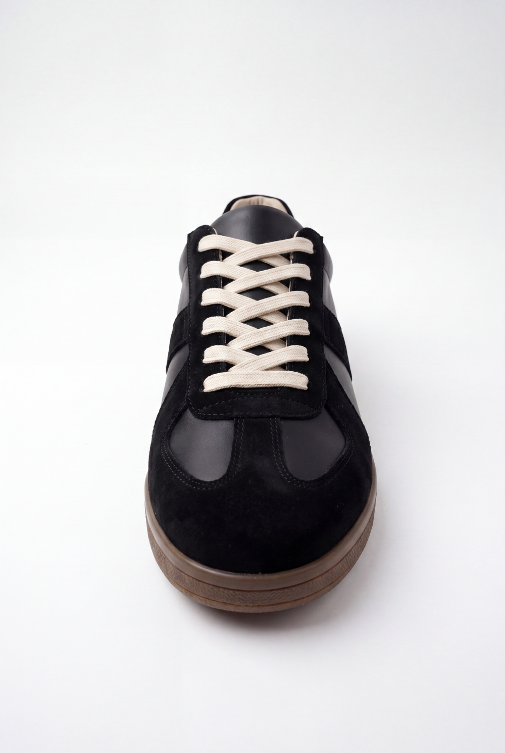 Men’s Tomato Store Retro Sneakers Contrast Panel Details Lace Up Design Gum Sole Shoes