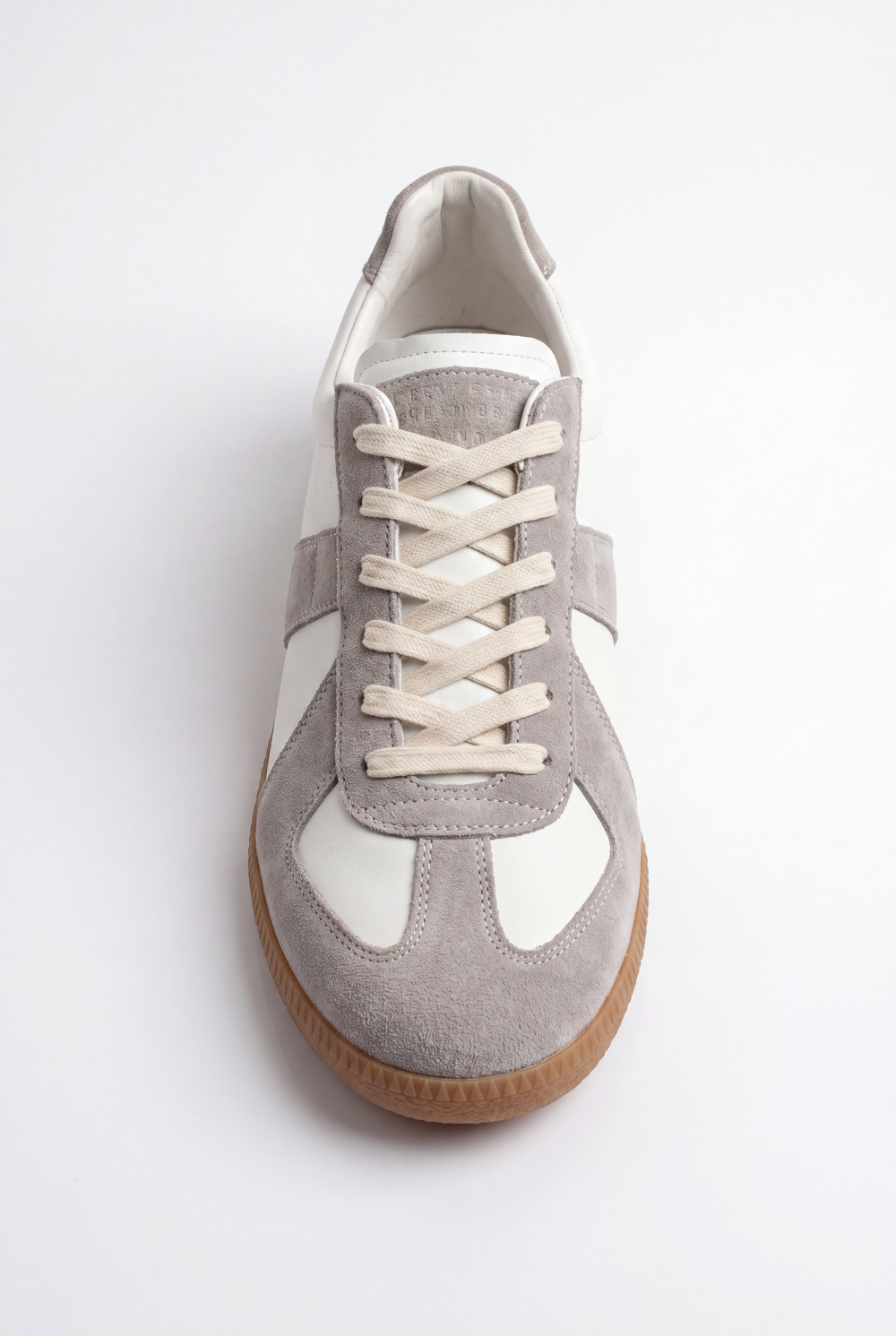 Men’s Tomato Store Retro Sneakers Contrast Panel Details Lace Up Design Gum Sole Shoes