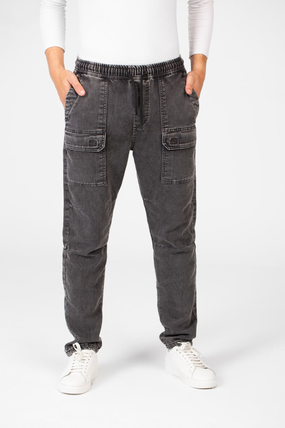 Men's Jeans Sherwal Pants With Modern Front Pockets