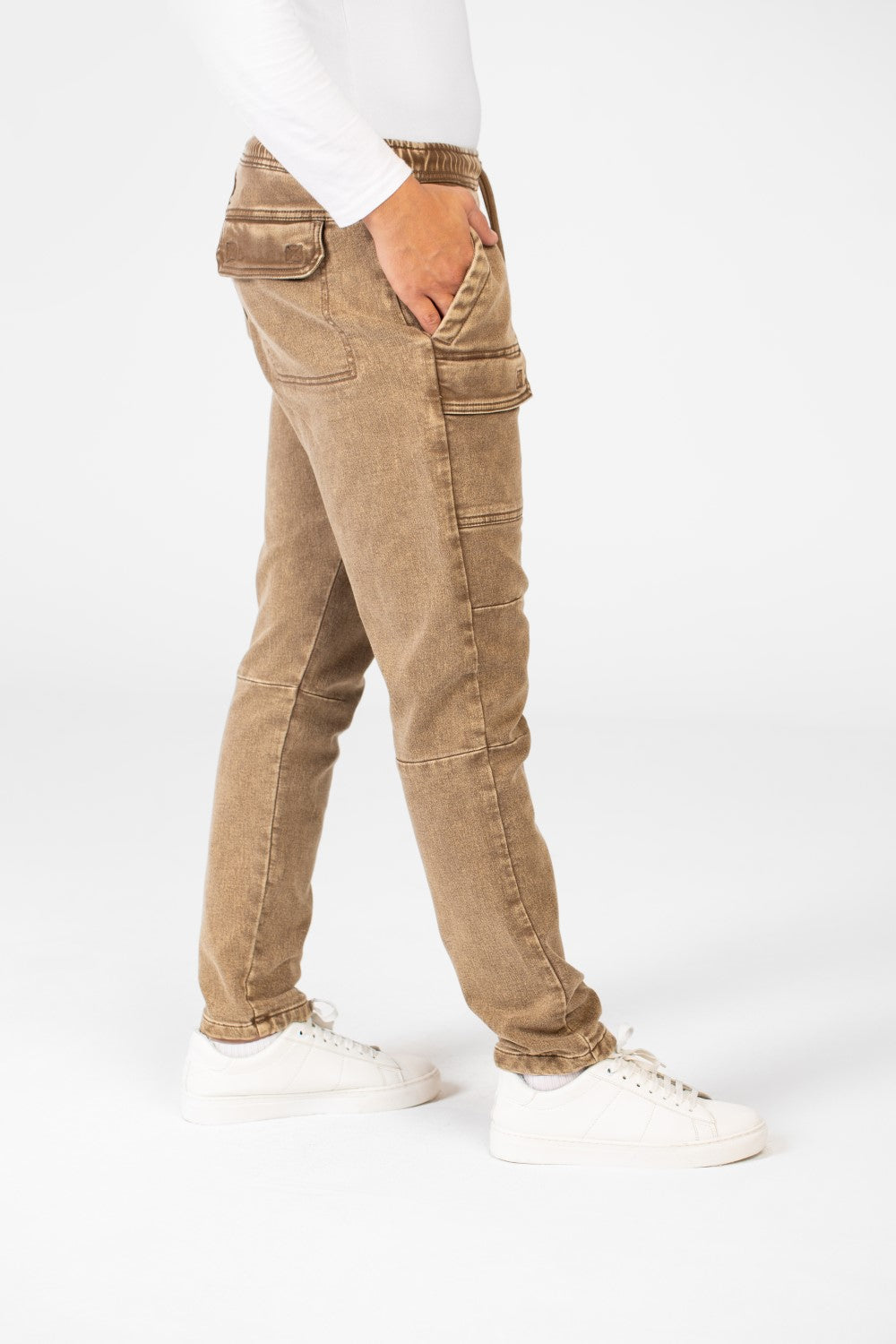Men's Jeans Sherwal Pants With Modern Front Pockets
