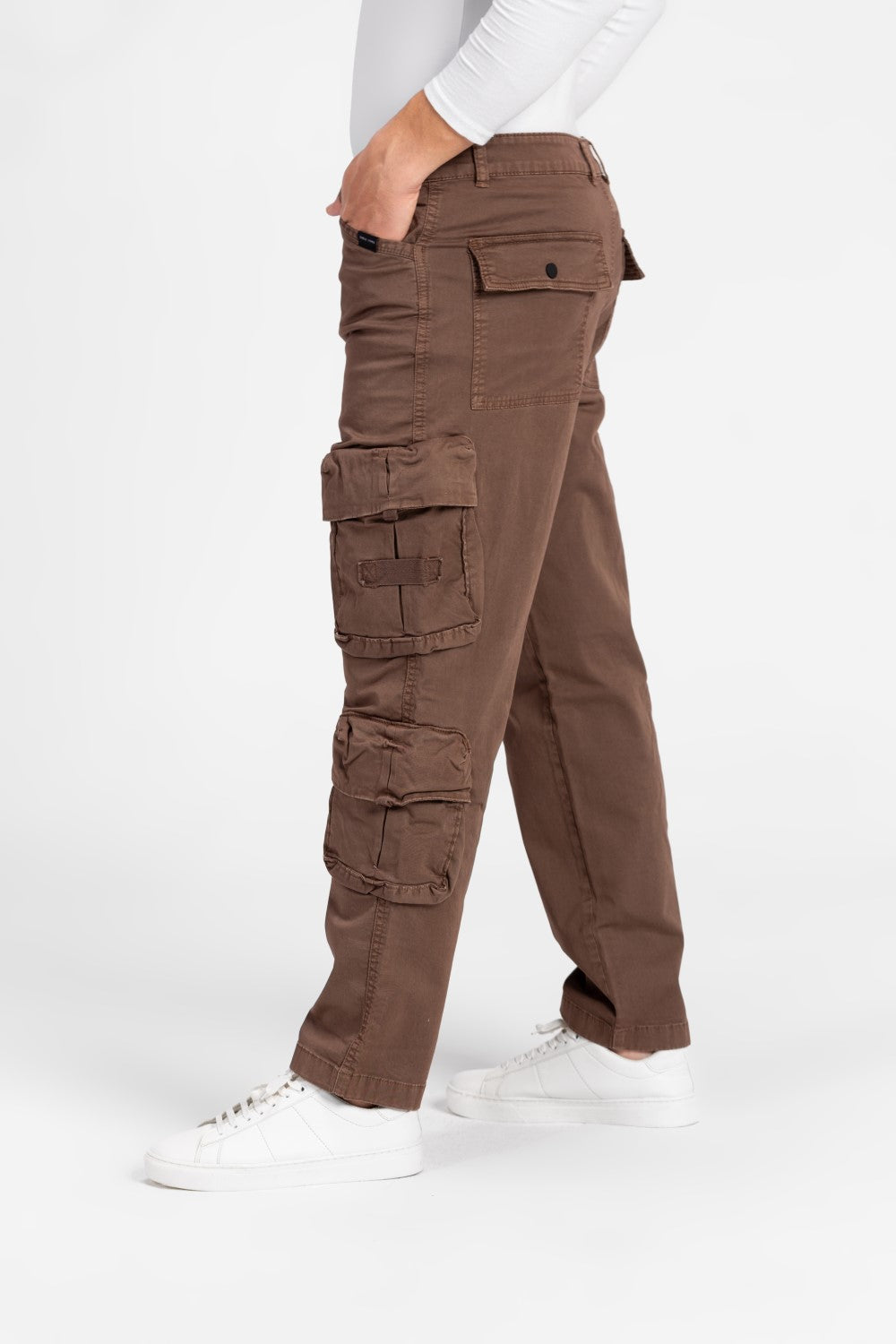 Men's Gabardine Sherwal Pants With Side Pockets