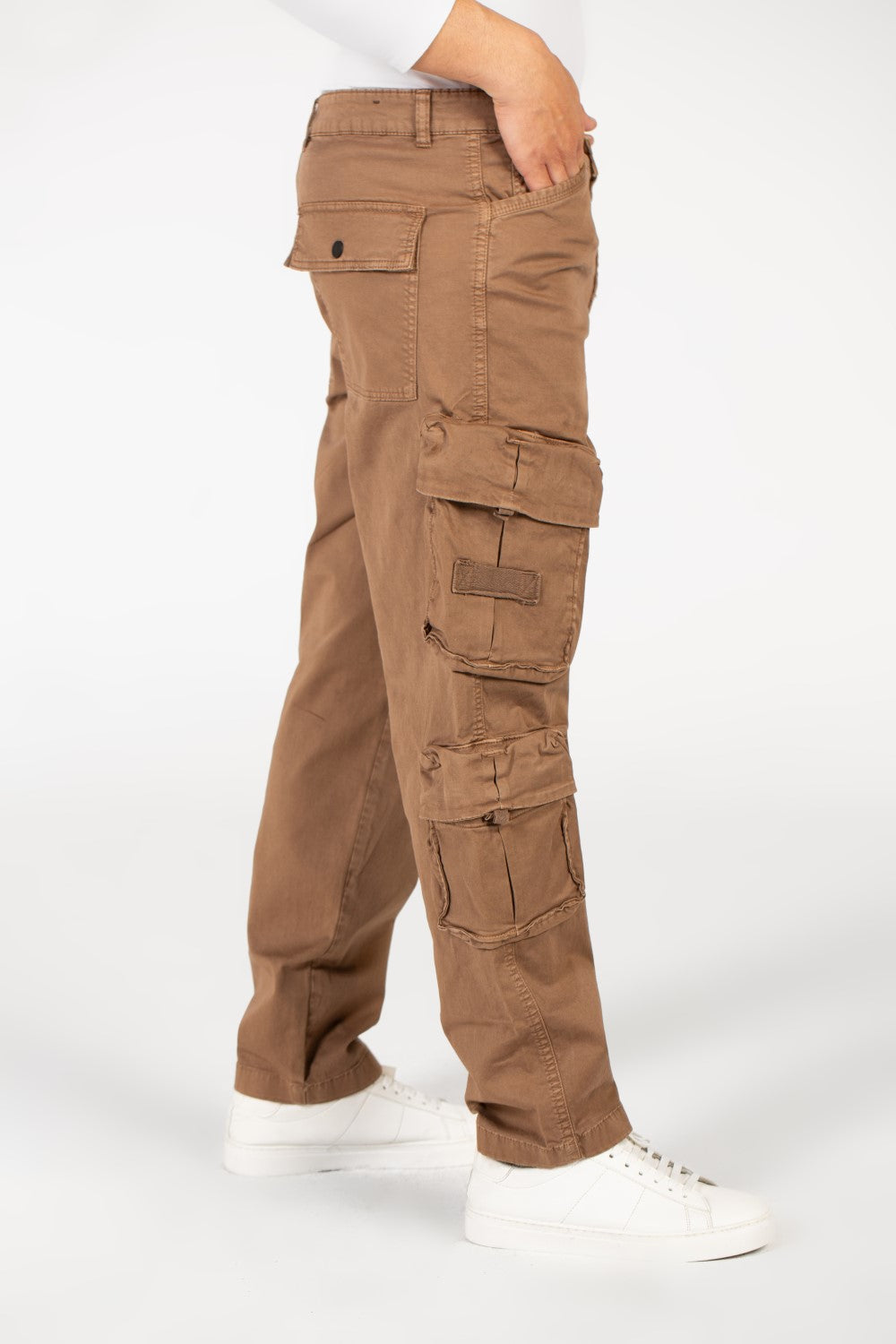 Men's Gabardine Sherwal Pants With Side Pockets