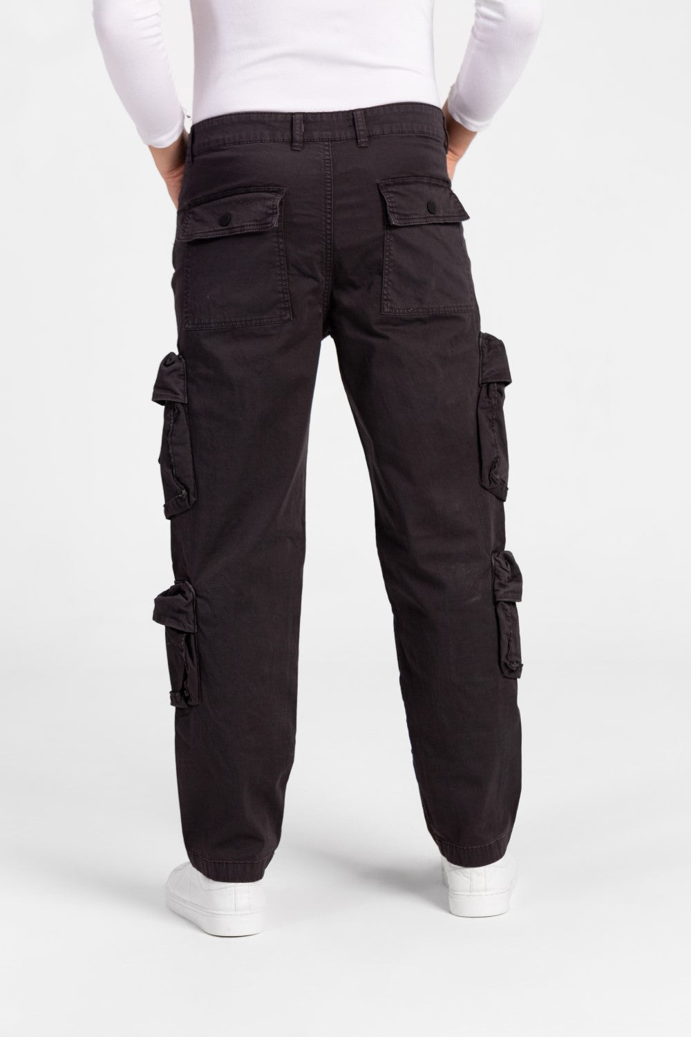 Men's Gabardine Sherwal Pants With Side Pockets