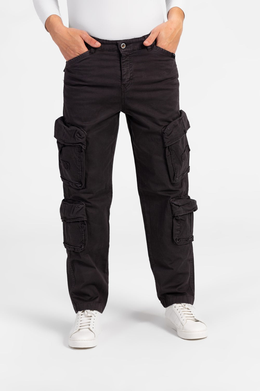 Men's Gabardine Sherwal Pants With Side Pockets