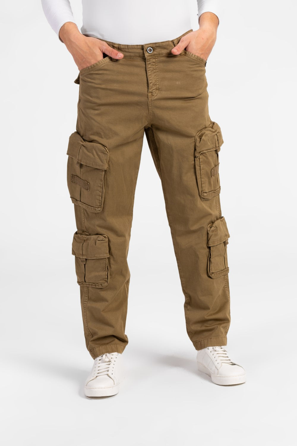 Men's Gabardine Sherwal Pants With Side Pockets