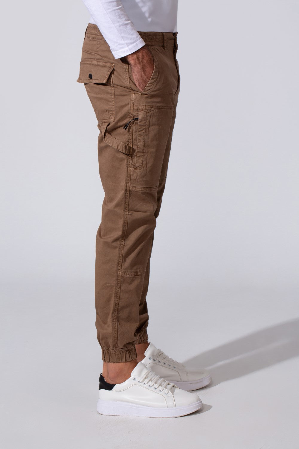 Men's Sharwal Gabardine Trousers Pants With Pockets And Basic Details