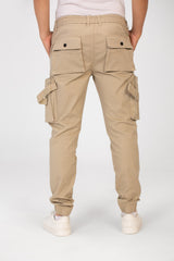 Men's Gabardine Sherwal Pants With A Modern Design And Pockets