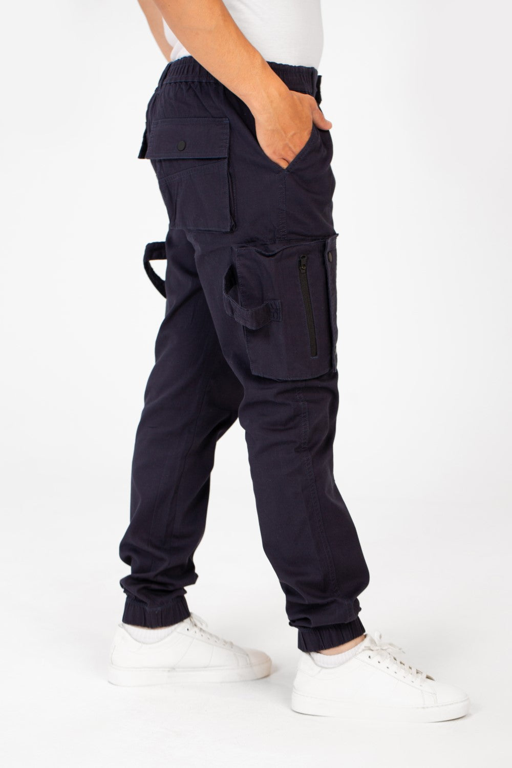 Men's Gabardine Sherwal Pants With A Modern Design And Pockets