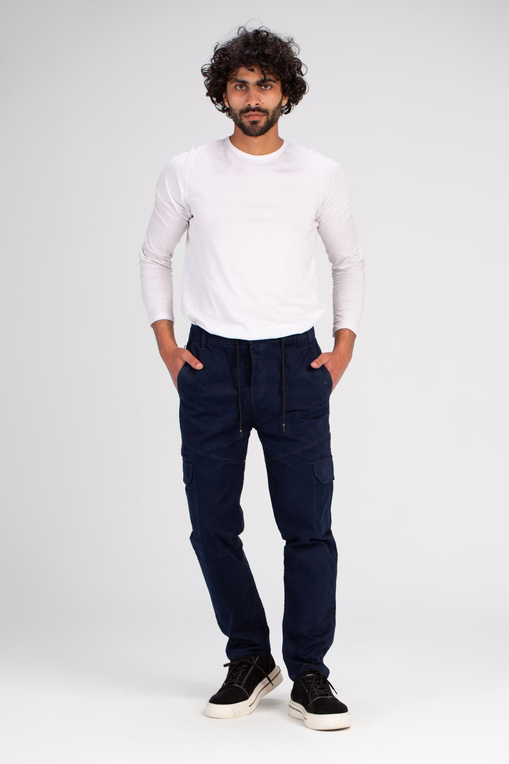 Men's Cargo Basic Made Of Soft Gabardines Pants