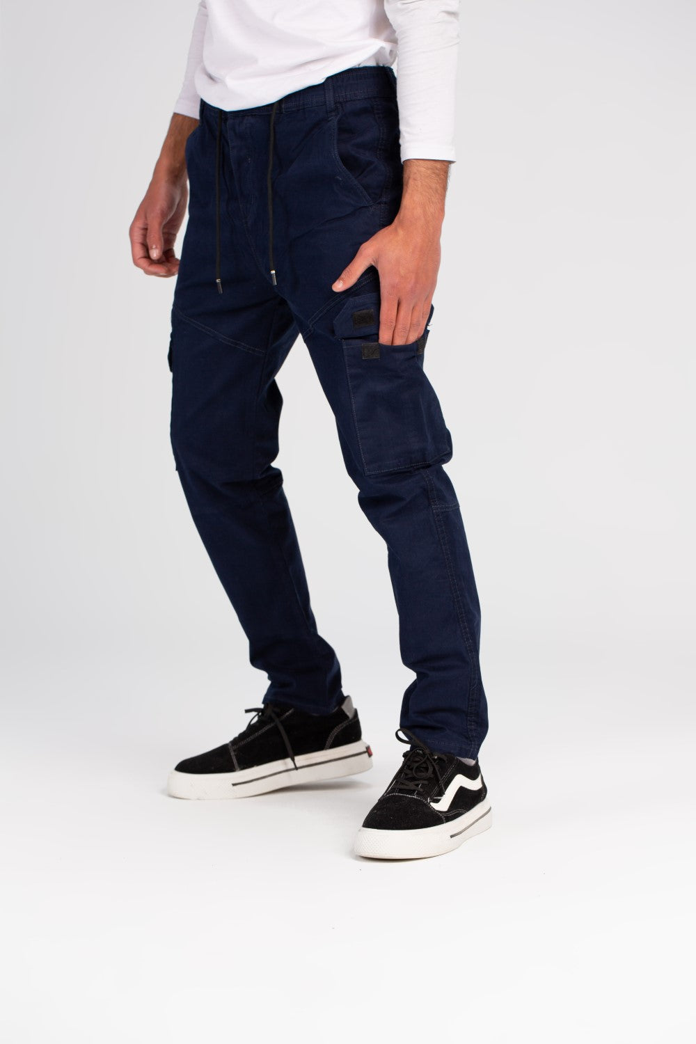 Men's Cargo Basic Made Of Soft Gabardines Pants