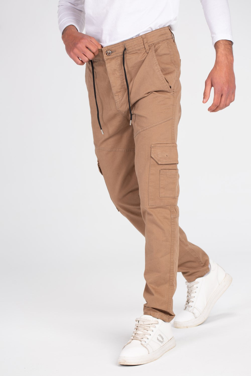 Men's Cargo Basic Made Of Soft Gabardines Pants