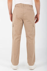 Men's Gabardine Sherwal Pants With Side Pockets And An Elastic Band In The Middle
