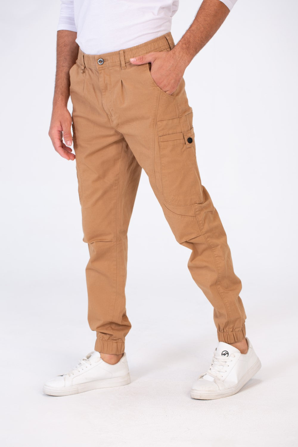 Men's Gabardine Sherwal Pants With Fashion Side Pockets
