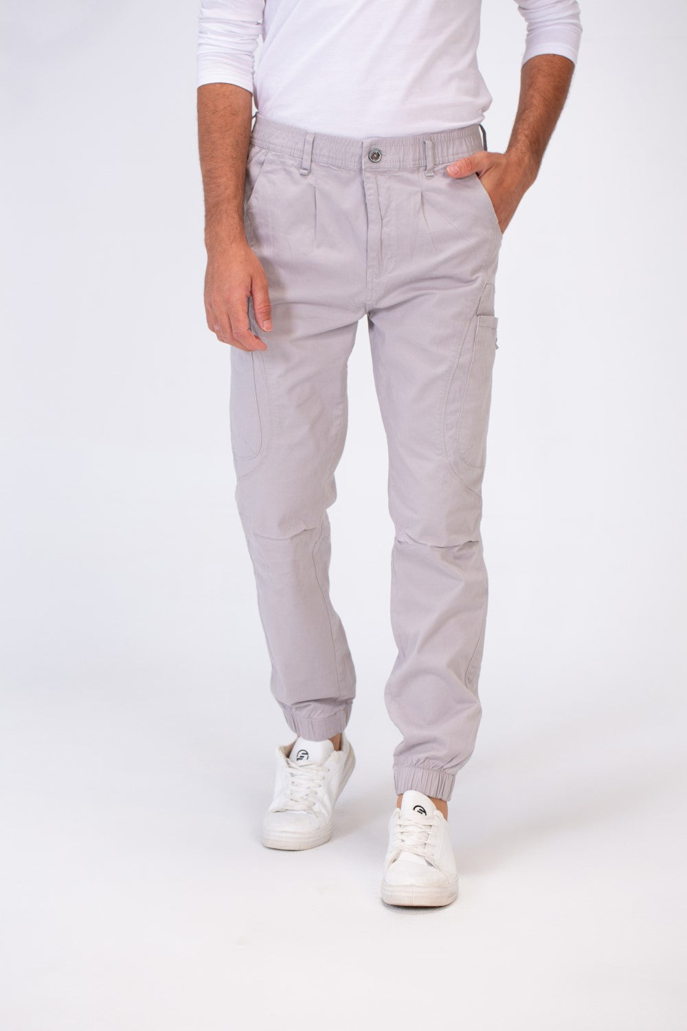 Men's Gabardine Sherwal Pants With Fashion Side Pockets