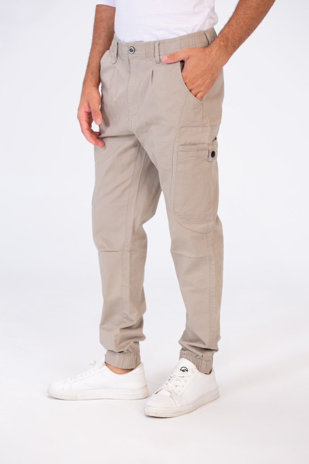 Men's Gabardine Sherwal Pants With Fashion Side Pockets