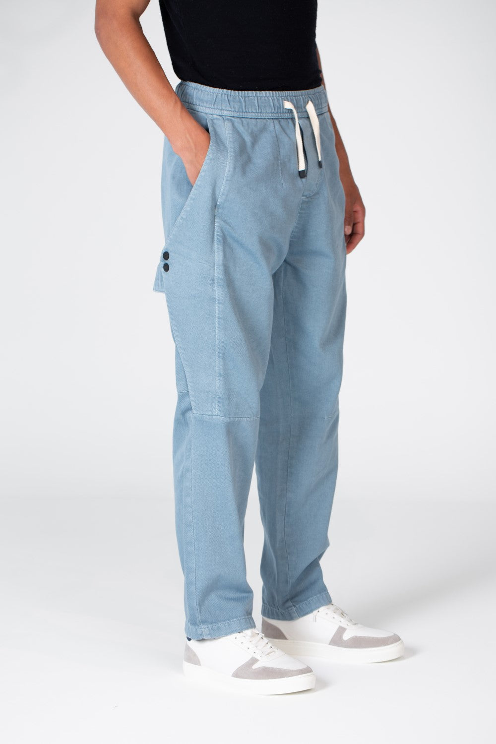 Men's Gabardine Sloushy Sherwal Pants With A Unique Cut