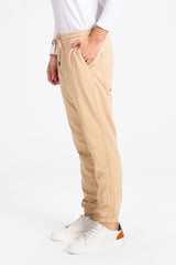 Men's Gabardine Basic Pants With Pockets