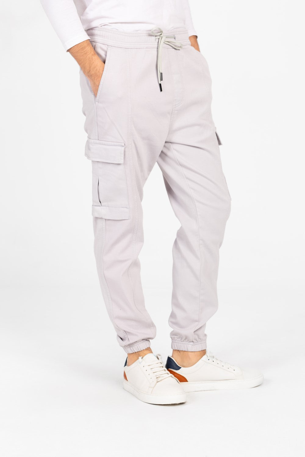 Men's Gabardine Basic Pants In Comfortable And Practical Material