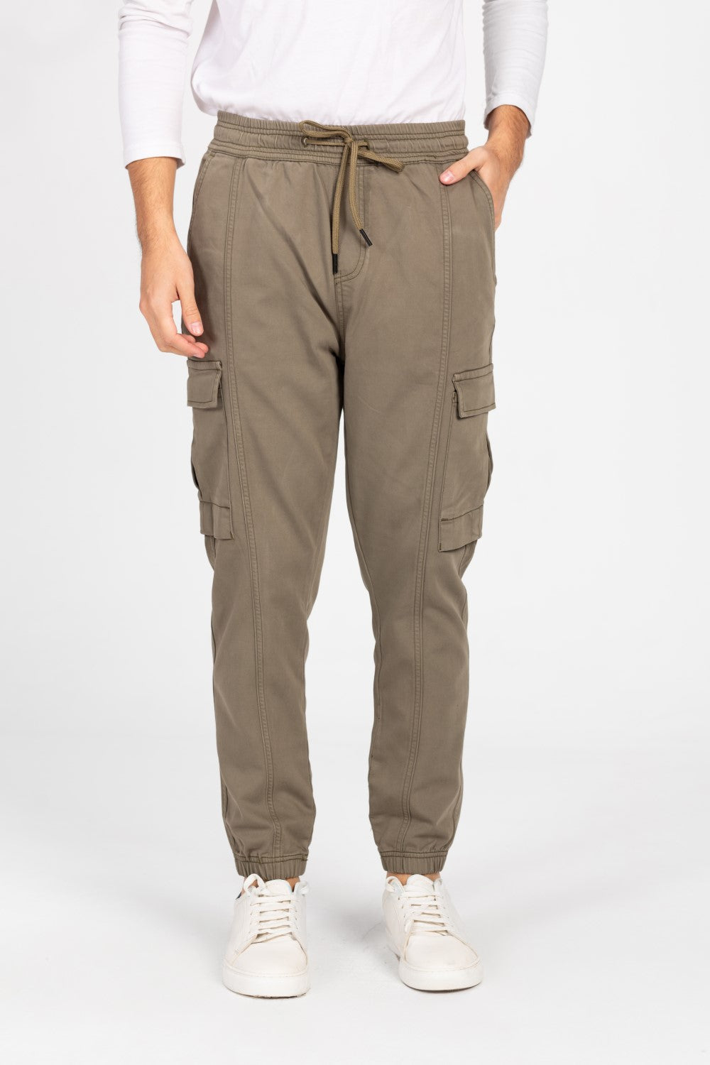 Men's Gabardine Basic Pants In Comfortable And Practical Material