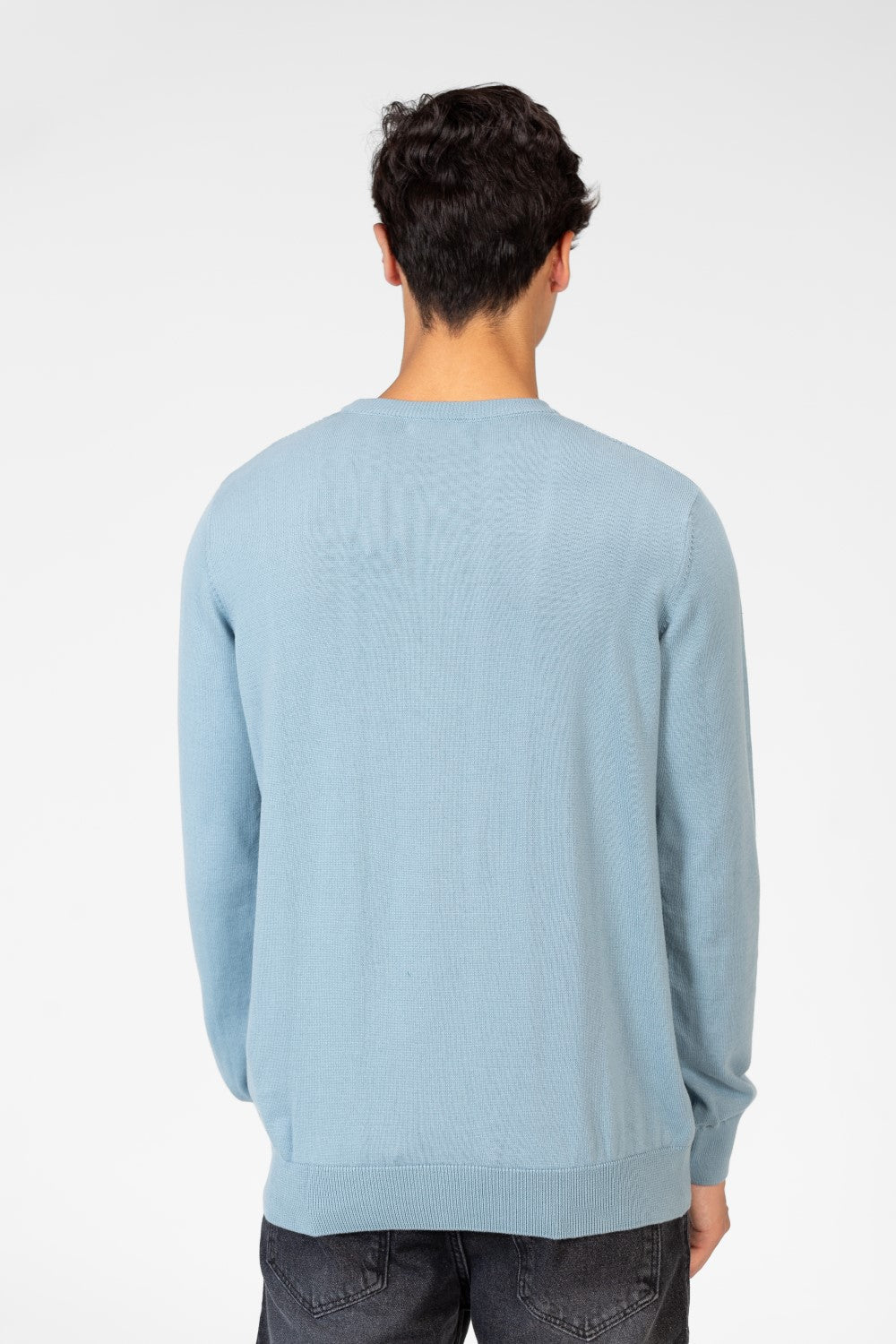 Men's Cotton Knit Crew Neck Pullover