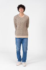 Men's Crew Neck Pullover With Basic Details
