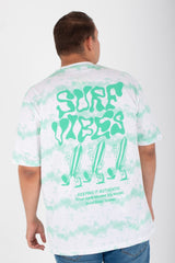 Men's Big Size Oversize T-shirt With Round Neck And Full Print