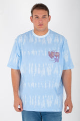 Men's Big Size Printed T-shirt With Half Sleeves And A Round Neck