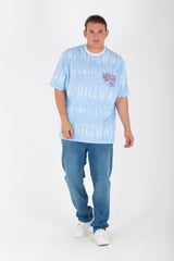 Men's Big Size Printed T-shirt With Half Sleeves And A Round Neck