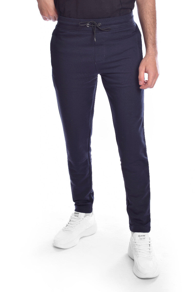 Men's Slim Fit Elasticated Waist Sports Unique Cut Sweatpants