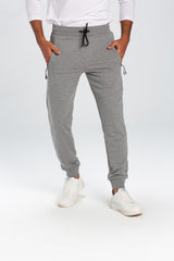 Men's Basic Slim Fit Sports Elegant Melton Sweatpants