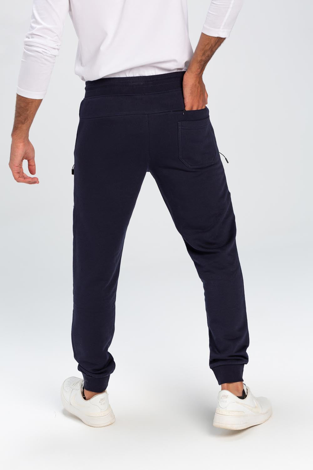 Men's Basic Slim Fit Sports Elegant Melton Sweatpants