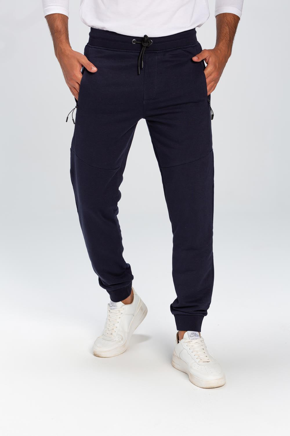 Men's Basic Slim Fit Sports Elegant Melton Sweatpants