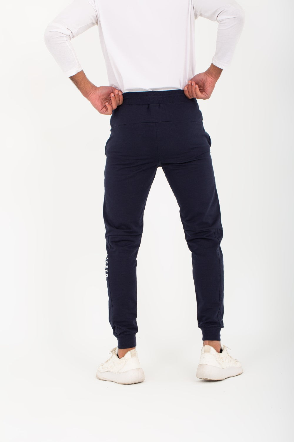 Men's Slim Fit Sports Unique Cut Printed Leg Sweatpants