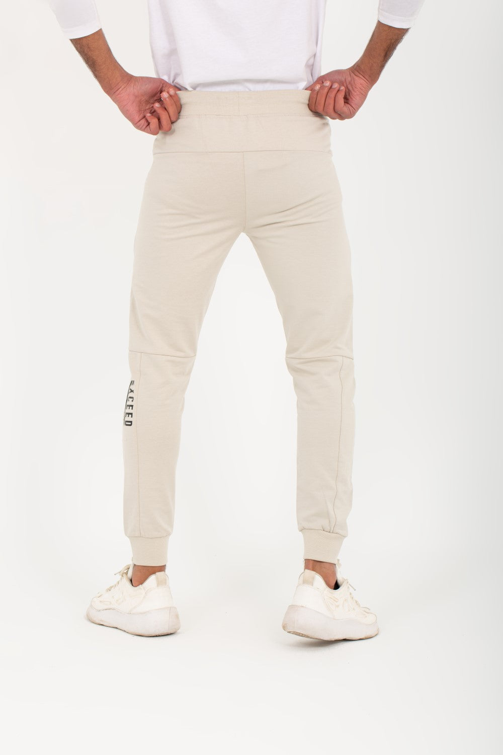 Men's Slim Fit Sports Unique Cut Printed Leg Sweatpants
