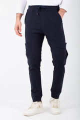 Mens Casual Sweatpants With Side Pockets And A Drawstring In The Middle