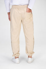 Men's Sweatpants With Elastic Waistband And Comfortable Melton Material